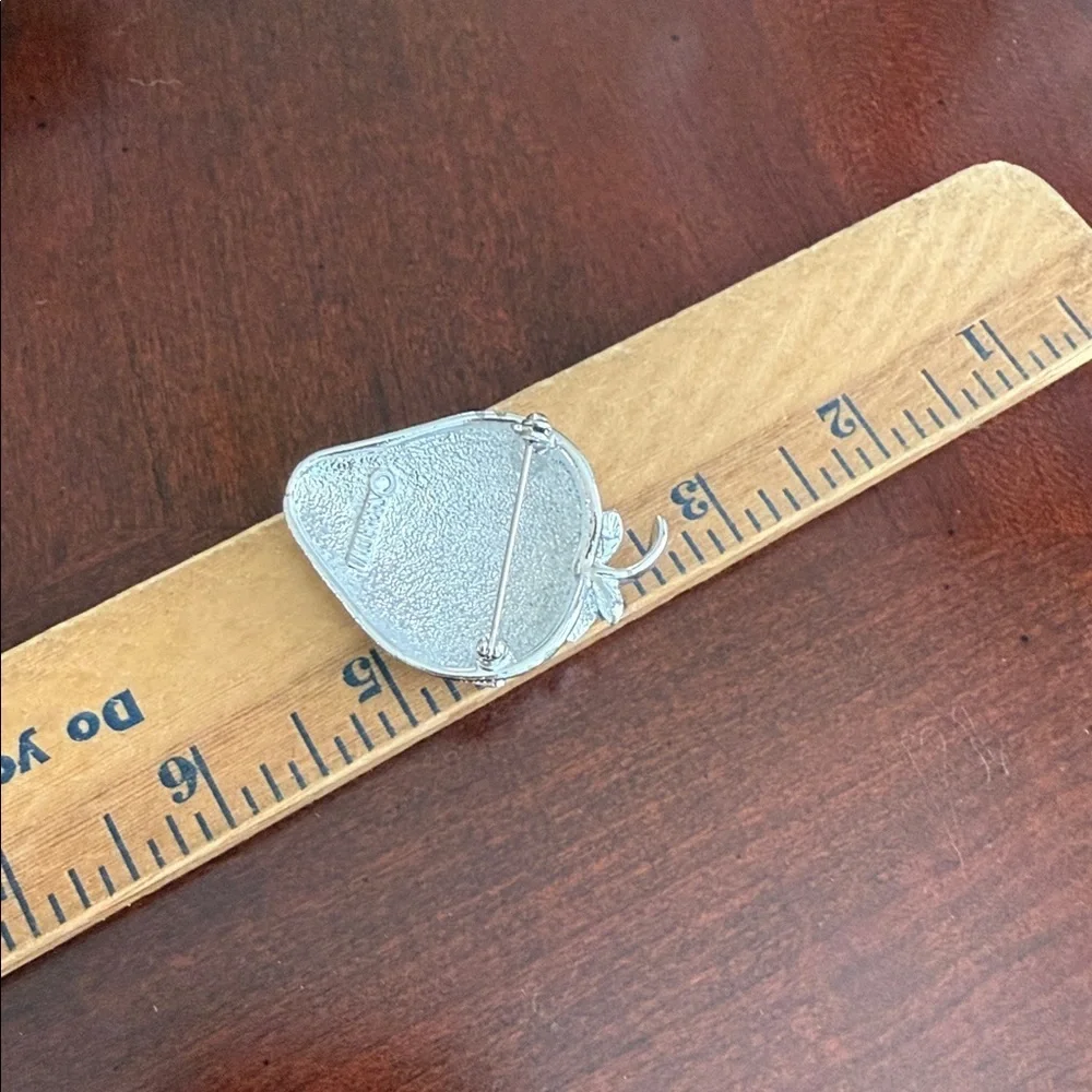 Vintage SarahConv Strawberry Brooch